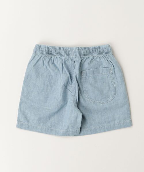 POLO RALPH LAUREN CHILDRENSWEAR(ポロ ラルフ ローレン チルドレンズウェア)の「ビッグ フィット コットン シャンブレー ショートパンツ(その他パンツ・キッズ・ブルー系5・4/6/3/7)」の4枚目の写真