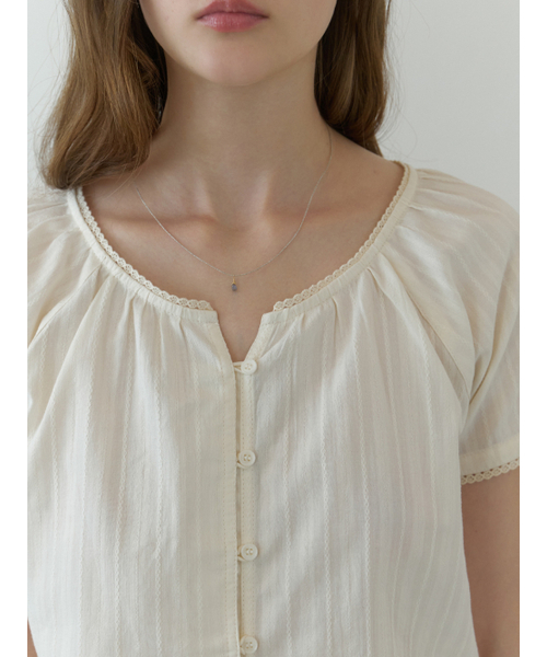 THEMITTEN(ザ・ミトン)の「Foliage half blouse (natural)(シャツ/ブラウス・レディース・その他・FREE)」の3枚目の写真