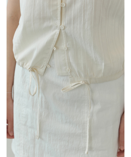 THEMITTEN(ザ・ミトン)の「Foliage half blouse (natural)(シャツ/ブラウス・レディース・その他・FREE)」の4枚目の写真