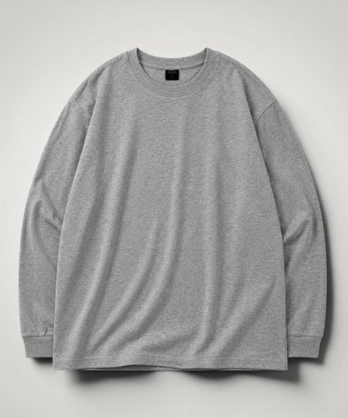Pendulum（ペンデュラム）の「エッセンシャルヘビコットンリブ長袖Tシャツ LR5TU572_3color（Tシャツ/カットソー・メンズ・ホワイト/ブラック/ヘザーグレー・100/95/105）」の5枚目の写真