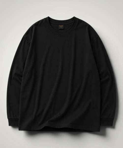 Pendulum（ペンデュラム）の「エッセンシャルヘビコットンリブ長袖Tシャツ LR5TU572_3color（Tシャツ/カットソー・メンズ・ホワイト/ブラック/ヘザーグレー・100/95/105）」の6枚目の写真