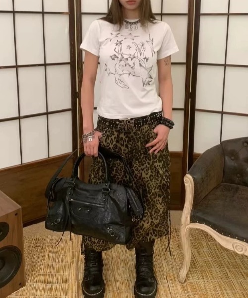 AVYL(アヴィル)の「スターグラフィックコンパクト半袖チビTシャツ(Tシャツ/カットソー・レディース・ホワイト・M)」の10枚目の写真