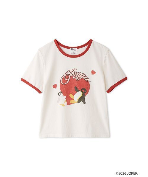 SNIDEL(スナイデル)の「【PINGU(TM)】バリエリンガーTシャツ(Tシャツ/カットソー・レディース・グレー/ライトブルー/ホワイト・0/1)」の4枚目の写真
