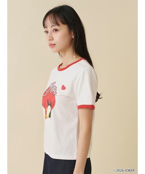 SNIDEL(スナイデル)の「【PINGU(TM)】バリエリンガーTシャツ(Tシャツ/カットソー・レディース・グレー/ライトブルー/ホワイト・0/1)」の15枚目の写真