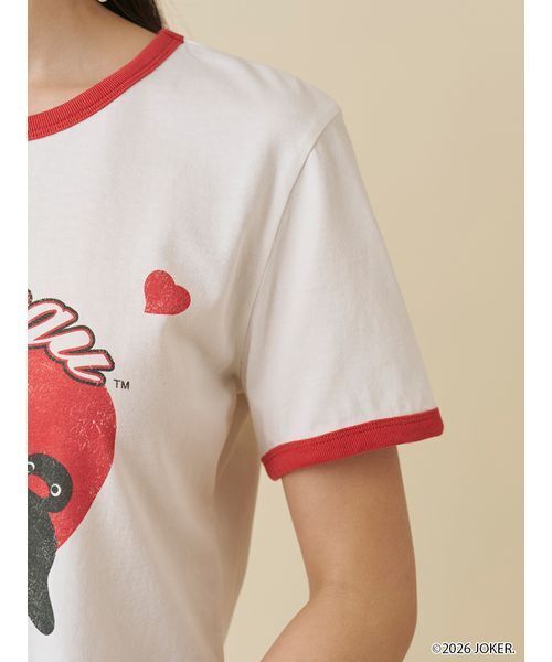 SNIDEL(スナイデル)の「【PINGU(TM)】バリエリンガーTシャツ(Tシャツ/カットソー・レディース・グレー/ライトブルー/ホワイト・0/1)」の13枚目の写真
