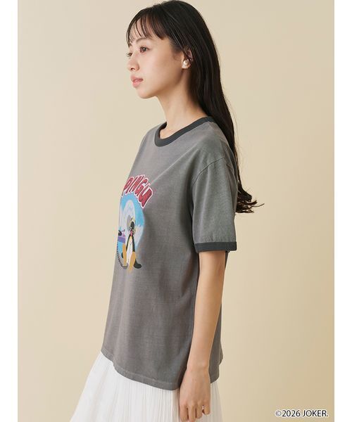 SNIDEL(スナイデル)の「【PINGU(TM)】バリエリンガーTシャツ(Tシャツ/カットソー・レディース・グレー/ライトブルー/ホワイト・0/1)」の11枚目の写真