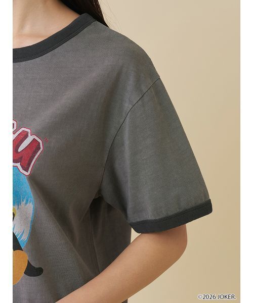 SNIDEL(スナイデル)の「【PINGU(TM)】バリエリンガーTシャツ(Tシャツ/カットソー・レディース・グレー/ライトブルー/ホワイト・0/1)」の9枚目の写真