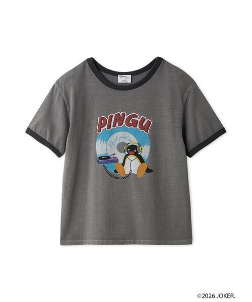 SNIDEL(スナイデル)の「【PINGU(TM)】バリエリンガーTシャツ(Tシャツ/カットソー・レディース・グレー/ライトブルー/ホワイト・0/1)」の5枚目の写真