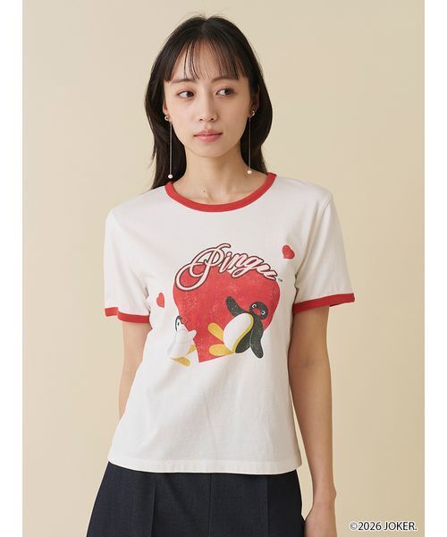 SNIDEL(スナイデル)の「【PINGU(TM)】バリエリンガーTシャツ(Tシャツ/カットソー・レディース・グレー/ライトブルー/ホワイト・0/1)」の17枚目の写真