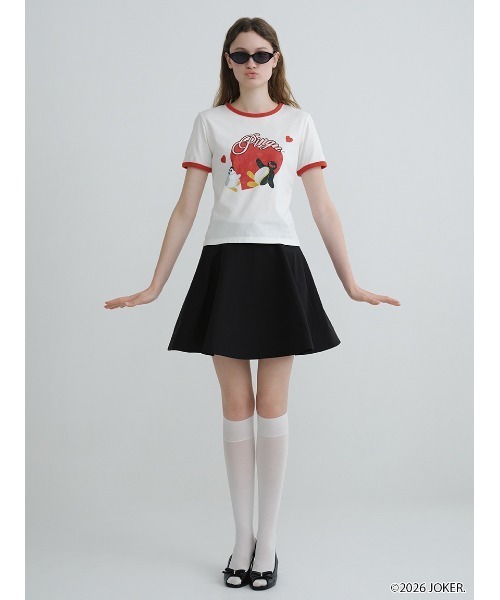 SNIDEL(スナイデル)の「【PINGU(TM)】バリエリンガーTシャツ(Tシャツ/カットソー・レディース・グレー/ライトブルー/ホワイト・0/1)」の20枚目の写真