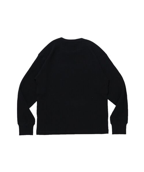 BEN DAVIS(ベンデイビス)の「【BEN DAVIS】WAFFLE L/S CREW / ワッフル クルーネック 長袖 ロンT ユニセックス(Tシャツ/カットソー・メンズ・ダークブラウン/オフホワイト/グレー/ブラック・X-LARGE/LARGE/MEDIUM)」の6枚目の写真