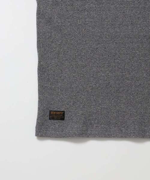 BEN DAVIS(ベンデイビス)の「【BEN DAVIS】WAFFLE L/S CREW / ワッフル クルーネック 長袖 ロンT ユニセックス(Tシャツ/カットソー・メンズ・ダークブラウン/オフホワイト/グレー/ブラック・X-LARGE/LARGE/MEDIUM)」の10枚目の写真
