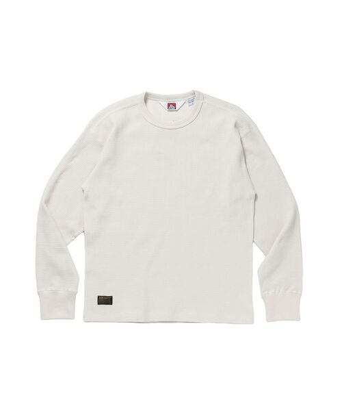 BEN DAVIS(ベンデイビス)の「【BEN DAVIS】WAFFLE L/S CREW / ワッフル クルーネック 長袖 ロンT ユニセックス(Tシャツ/カットソー・メンズ・ダークブラウン/オフホワイト/グレー/ブラック・X-LARGE/LARGE/MEDIUM)」の11枚目の写真