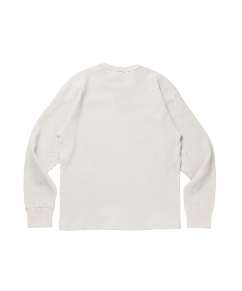 BEN DAVIS(ベンデイビス)の「【BEN DAVIS】WAFFLE L/S CREW / ワッフル クルーネック 長袖 ロンT ユニセックス(Tシャツ/カットソー・メンズ・ダークブラウン/オフホワイト/グレー/ブラック・X-LARGE/LARGE/MEDIUM)」の12枚目の写真