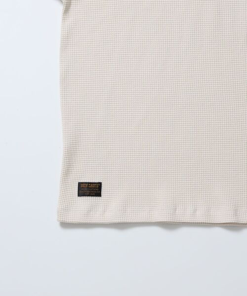 BEN DAVIS(ベンデイビス)の「【BEN DAVIS】WAFFLE L/S CREW / ワッフル クルーネック 長袖 ロンT ユニセックス(Tシャツ/カットソー・メンズ・ダークブラウン/オフホワイト/グレー/ブラック・X-LARGE/LARGE/MEDIUM)」の13枚目の写真
