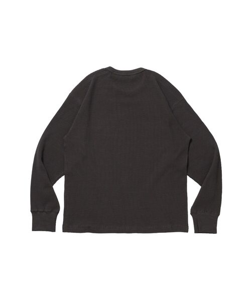 BEN DAVIS(ベンデイビス)の「【BEN DAVIS】WAFFLE L/S CREW / ワッフル クルーネック 長袖 ロンT ユニセックス(Tシャツ/カットソー・メンズ・ダークブラウン/オフホワイト/グレー/ブラック・X-LARGE/LARGE/MEDIUM)」の15枚目の写真