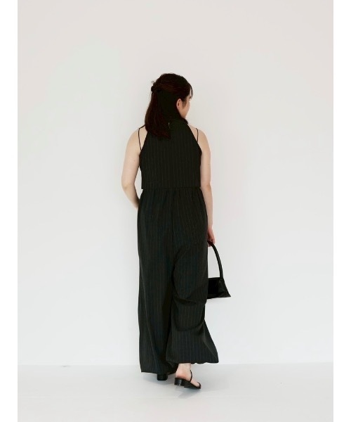Katrin TOKYO(カトリーントーキョー)の「halter neck all-in-one(つなぎ/オールインワン・レディース・ボルドー/チャコールグレー・FREE/XS)」の10枚目の写真
