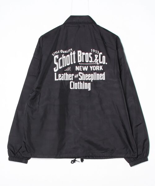 schott(ショット)の「SCH COACH JACKET(その他アウター・メンズ・ブラック・L)」の2枚目の写真