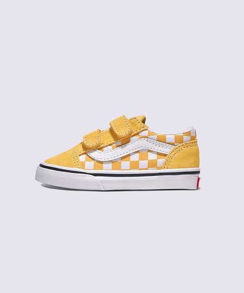 VANS(バンズ)の「トドラー オールドスクール V / Old Skool V COLOR THEORY CHECK VN0009RCP1T1(スニーカー・キッズ・イエロー・7/4/6/5/10/9/8)」の1枚目の写真