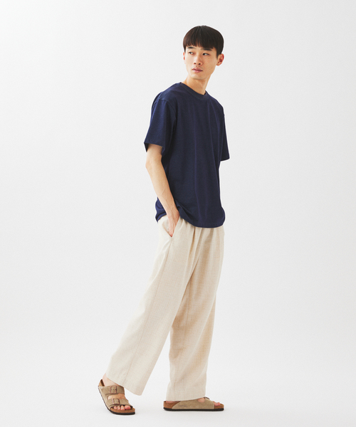 JOURNAL STANDARD relume(ジャーナルスタンダード レリューム)の「【接触冷感】ダブルフェイス バックメッシュ Tシャツ(Tシャツ/カットソー・メンズ・ライトグリーン/グレー/ブラウン/ネイビー・LARGE/MEDIUM)」の20枚目の写真