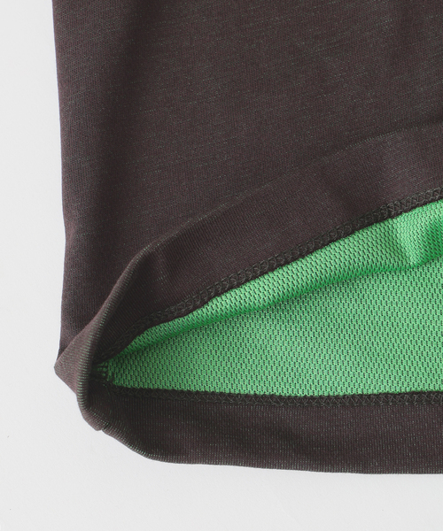 JOURNAL STANDARD relume(ジャーナルスタンダード レリューム)の「【接触冷感】ダブルフェイス バックメッシュ Tシャツ(Tシャツ/カットソー・メンズ・ライトグリーン/グレー/ブラウン/ネイビー・LARGE/MEDIUM)」の12枚目の写真