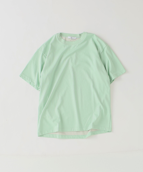 JOURNAL STANDARD relume(ジャーナルスタンダード レリューム)の「【接触冷感】ダブルフェイス バックメッシュ Tシャツ(Tシャツ/カットソー・メンズ・ライトグリーン/グレー/ブラウン/ネイビー・LARGE/MEDIUM)」の10枚目の写真