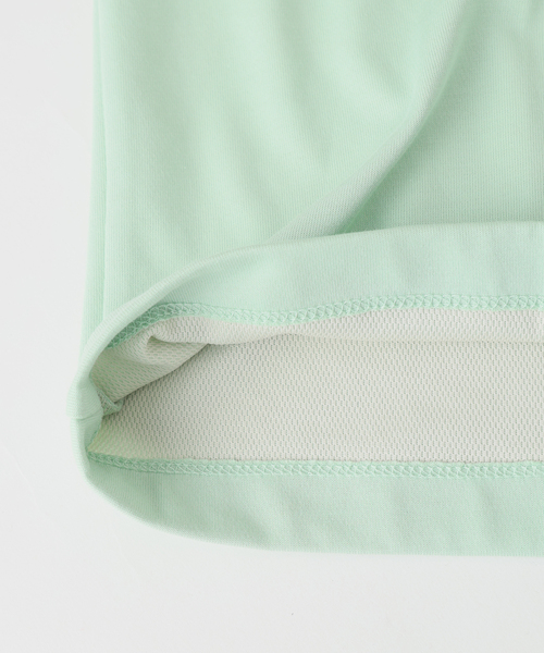 JOURNAL STANDARD relume(ジャーナルスタンダード レリューム)の「【接触冷感】ダブルフェイス バックメッシュ Tシャツ(Tシャツ/カットソー・メンズ・ライトグリーン/グレー/ブラウン/ネイビー・LARGE/MEDIUM)」の9枚目の写真