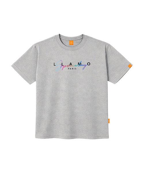 LLAMO(エラモ)の「カラースペシャル 半袖Tシャツ 男女共用 ビッグサイズ S 4XL(Tシャツ/カットソー・レディース・グレー/ホワイト/ネイビー・SMALL/X-LARGE/4XL/3XL/LARGE/MEDIUM/2XL)」の4枚目の写真