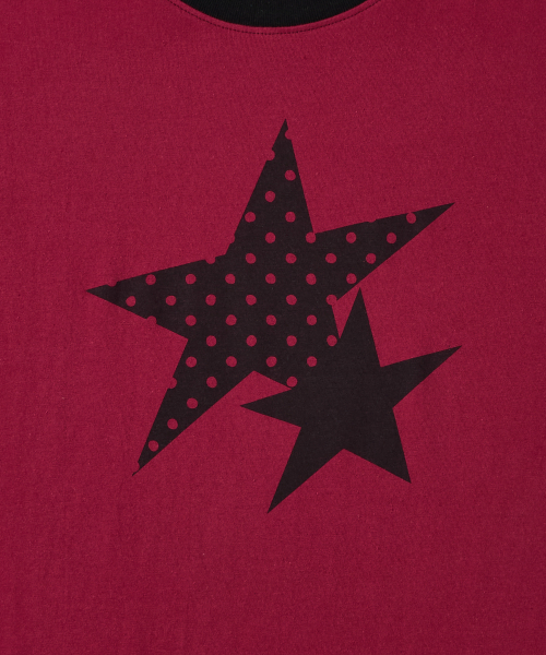 AMOU(アモウ)の「Two Star Ringer T-shirts RED(Tシャツ/カットソー・レディース・その他・W/3/2)」の10枚目の写真