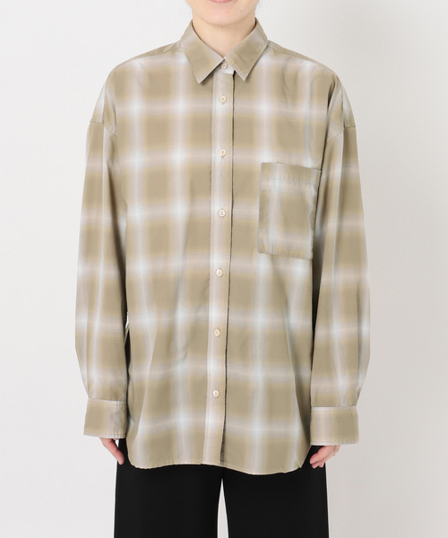 Deuxieme Classe(ドゥーズィエムクラス)の「*Vintage Check シャツ2(シャツ/ブラウス・レディース・ベージュ・FREE)」の6枚目の写真