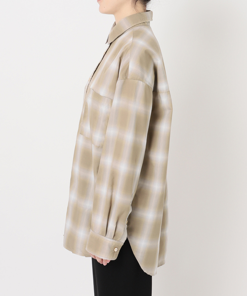 Deuxieme Classe(ドゥーズィエムクラス)の「*Vintage Check シャツ2(シャツ/ブラウス・レディース・ベージュ・FREE)」の7枚目の写真