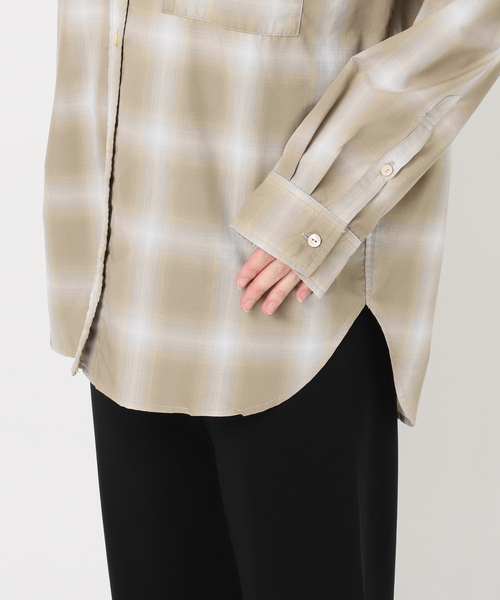 Deuxieme Classe(ドゥーズィエムクラス)の「*Vintage Check シャツ2(シャツ/ブラウス・レディース・ベージュ・FREE)」の11枚目の写真