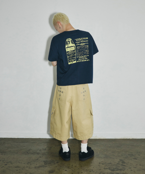 SCALLYWAG（スカリーワグ）の「ASPIRONAL スラブクロップドTシャツ[ネイビー]（Tシャツ/カットソー・レディース・その他・SMALL/MEDIUM/LARGE）」の5枚目の写真