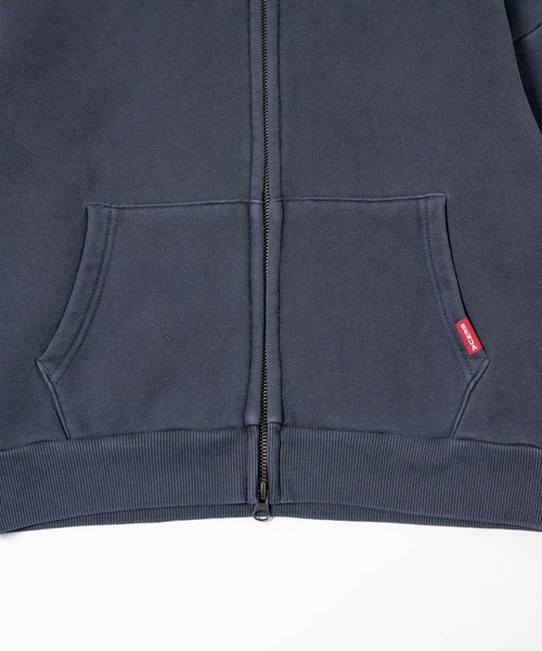 BENUA(ベヌア)の「ピグメントダブルジップフーディー - Pigment double zip hoodie -(パーカー・レディース・ダークグレー/カーキ/ネイビー・FREE)」の15枚目の写真