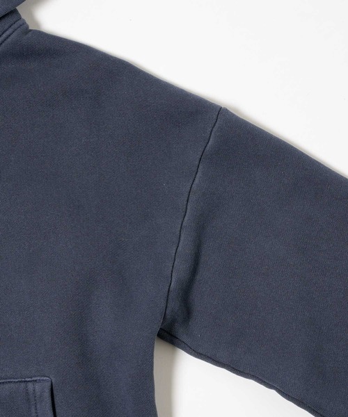 BENUA(ベヌア)の「ピグメントダブルジップフーディー - Pigment double zip hoodie -(パーカー・レディース・ダークグレー/カーキ/ネイビー・FREE)」の18枚目の写真