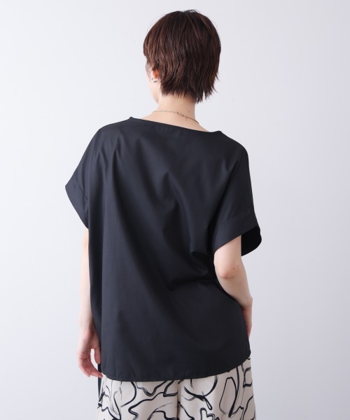Bou Jeloud(ブージュルード)の「ドロストヘムタックプルオーバー(Tシャツ/カットソー・レディース・グレー/ブラック/レッド・FREE)」の11枚目の写真