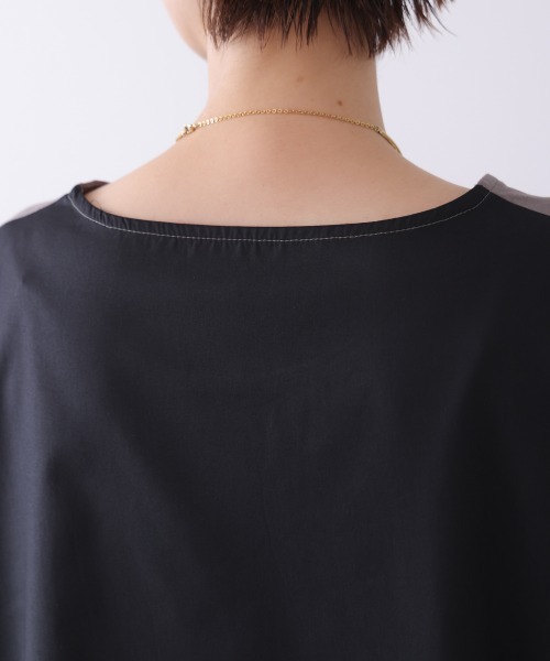 Bou Jeloud(ブージュルード)の「ドロストヘムタックプルオーバー(Tシャツ/カットソー・レディース・グレー/ブラック/レッド・FREE)」の14枚目の写真