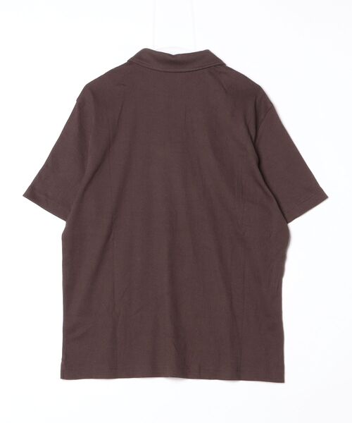 BANANA REPUBLIC FACTORY STORE(バナナリパブリック ファクトリーストア)の「BANANA REPUBLIC FACTORY STORE ライトポインテールポロ(ポロシャツ・メンズ・ブラウン/アイボリー・S/M/L/XL)」の3枚目の写真