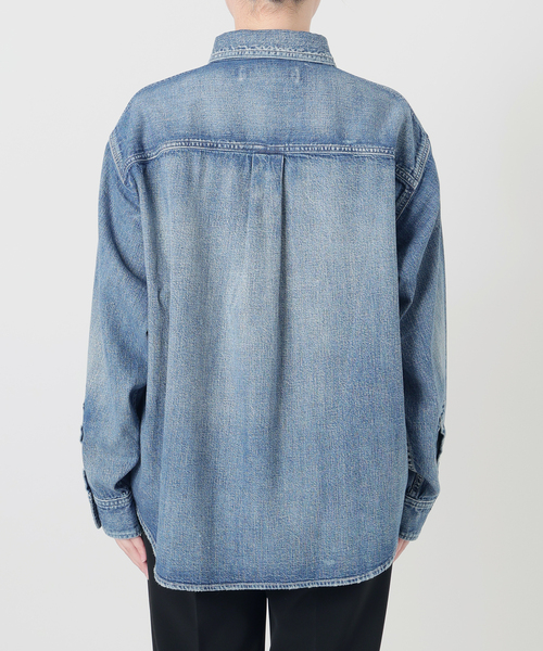 NEEDBY heritage(ニードバイヘリテージ)の「NEEDBY VINTAGE ニードバイ ヴィンテージ ISE 7579V3442(シャツ/ブラウス・レディース・コバルトブルー・X-SMALL)」の9枚目の写真