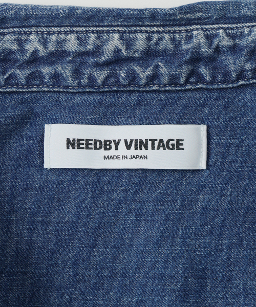 NEEDBY heritage(ニードバイヘリテージ)の「NEEDBY VINTAGE ニードバイ ヴィンテージ ISE 7579V3442(シャツ/ブラウス・レディース・コバルトブルー・X-SMALL)」の15枚目の写真