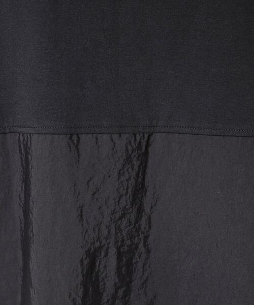 THE SHOP TK (ザ ショップ ティーケー )の「【ゆったりシルエット】前後切り替え 半袖Tシャツ(Tシャツ/カットソー・メンズ・オフホワイト/ブラック・03/04/02)」の10枚目の写真