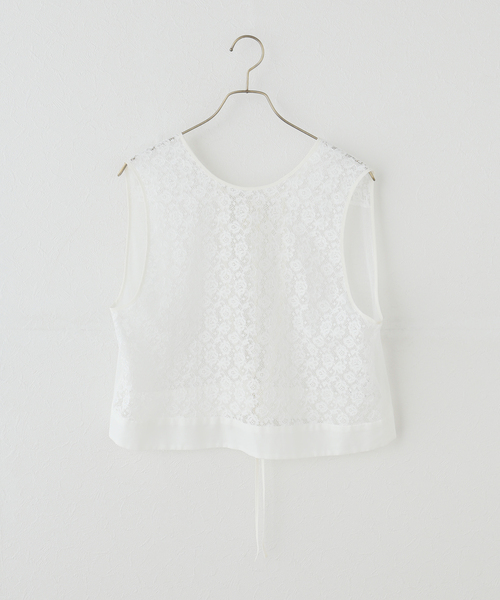 IENA(イエナ)の「Heriter/エリテ Valenciennes lace BL ブラウス H1-26-3001(シャツ/ブラウス・レディース・ホワイト系その他・FREE)」の1枚目の写真