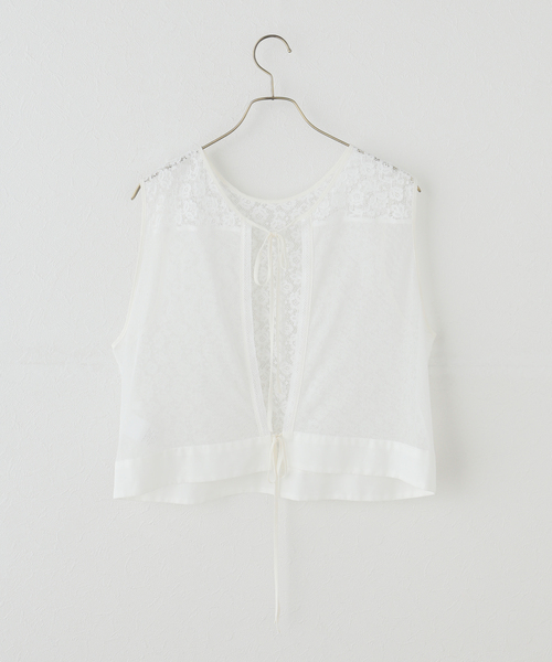 IENA(イエナ)の「Heriter/エリテ Valenciennes lace BL ブラウス H1-26-3001(シャツ/ブラウス・レディース・ホワイト系その他・FREE)」の2枚目の写真