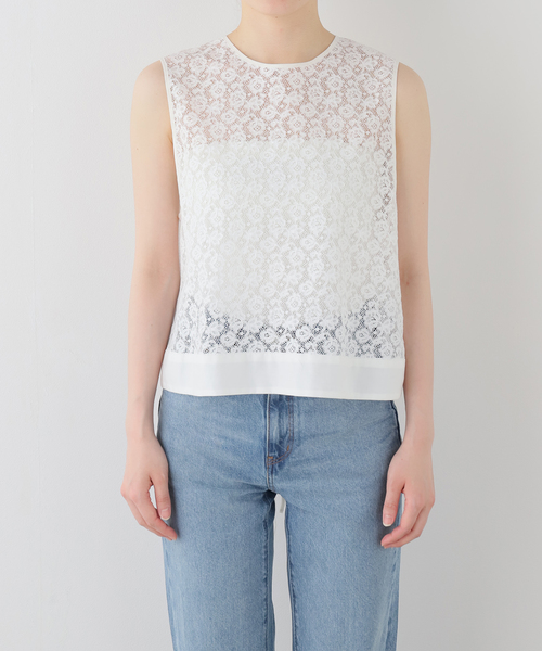 IENA(イエナ)の「Heriter/エリテ Valenciennes lace BL ブラウス H1-26-3001(シャツ/ブラウス・レディース・ホワイト系その他・FREE)」の7枚目の写真