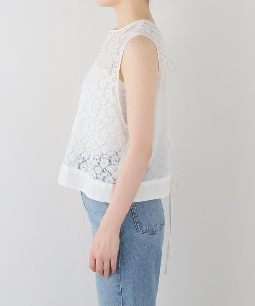IENA(イエナ)の「Heriter/エリテ Valenciennes lace BL ブラウス H1-26-3001(シャツ/ブラウス・レディース・ホワイト系その他・FREE)」の8枚目の写真