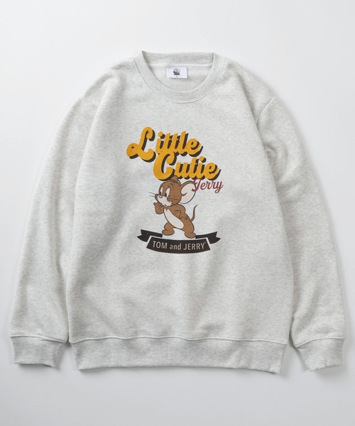 Tom&Jerry(トムアンドジェリー)の「【71】【TOM&JERRY/トムとジェリー】裏起毛 クルーネック スウェット/バックプリント/ワンポイント刺繍/ユニセックス/レディース/メンズ(S)(スウェット・レディース・ブラック系/グレー系/ブラック/ベージュ/モカ/グレー/ブルー/オフホワイト・M/L)」の22枚目の写真