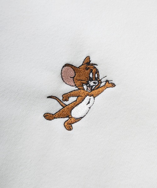 Tom&Jerry(トムアンドジェリー)の「【71】【TOM&JERRY/トムとジェリー】裏起毛 クルーネック スウェット/バックプリント/ワンポイント刺繍/ユニセックス/レディース/メンズ(S)(スウェット・レディース・ブラック系/グレー系/ブラック/ベージュ/モカ/グレー/ブルー/オフホワイト・M/L)」の11枚目の写真