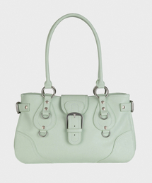DIMANCHE（ディマンシュ）の「Editor Bag (mint)（ショルダーバッグ）」