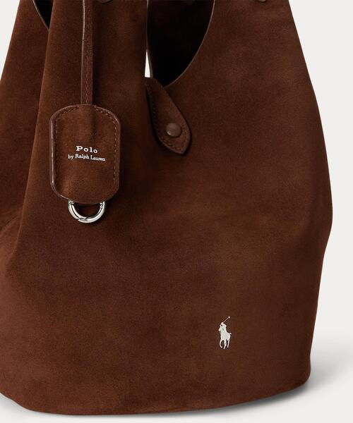POLO RALPH LAUREN（ポロ ラルフ ローレン）の「Polo Play スエード トート（トートバッグ・レディース・ブラウン・ONE）」の8枚目の写真