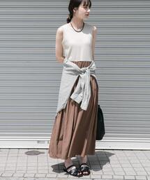 ITEMS URBANRESEARCH | ノースリーブドッキングワンピース(ワンピース)
